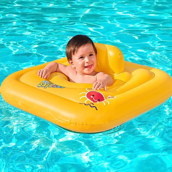 Bestway Swim Safe Bebe Flatörü Baby Float Bebek Simidi 1-2 Yaş 11-15kg - 3