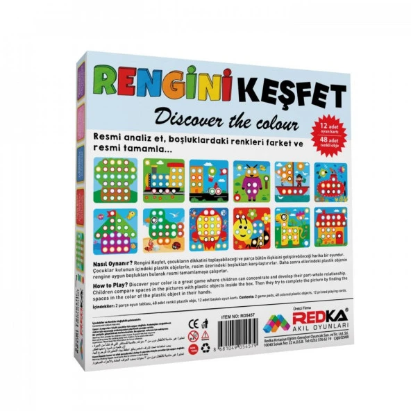 Kumtoys Rengini Keşfet Dikkat ve Kavrama Oyunu - 5