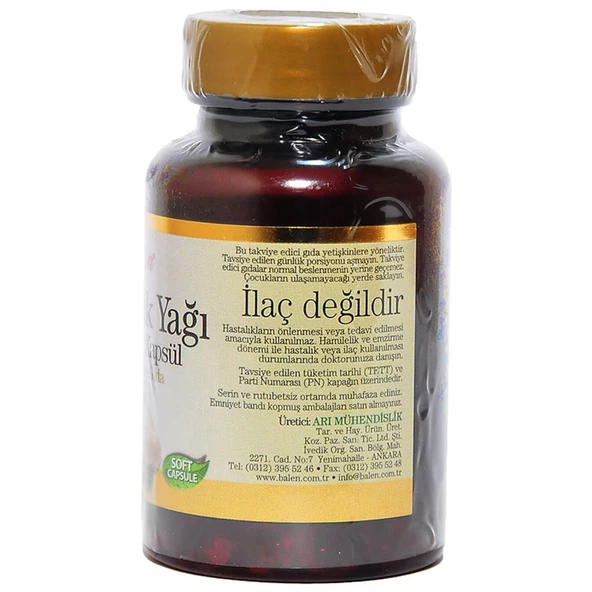 Balen Sarımsak Yağı Kapsülü 450mg x 100 Yumuşak Kapsül Softgel - Resim 2
