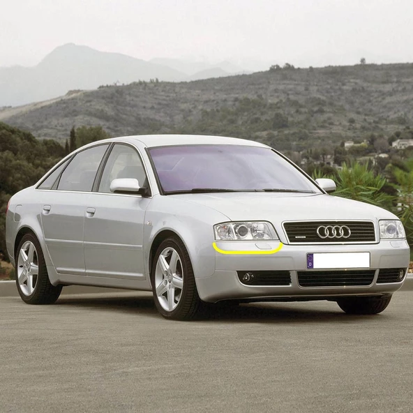 Audi A6 2002-2003-2004 Sağ Far Altı Kromaj Çıta 4B0807174E