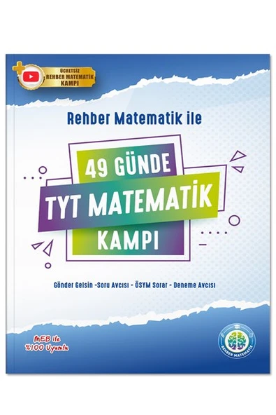 49 Günde TYT Matematik SORU Kitabı ve VİDEO DERS Notları Kitabı 2li Set - 2