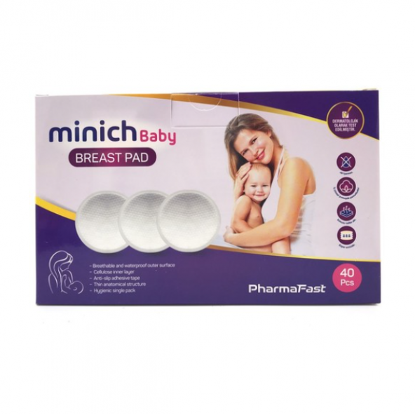 Minich Baby Göğüs Pedi 40lı