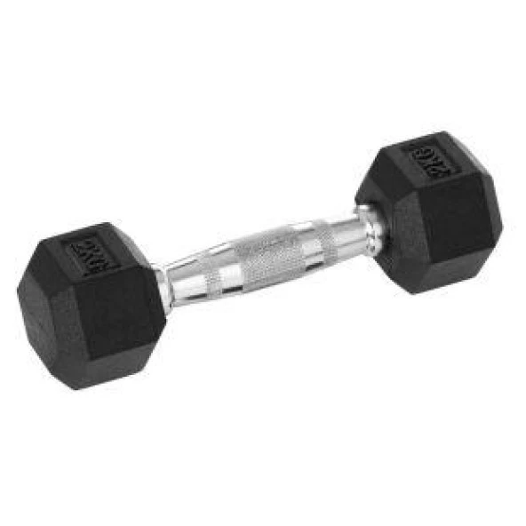 DragonDo Kauçuk Altıgen Dambıl 2 Kg