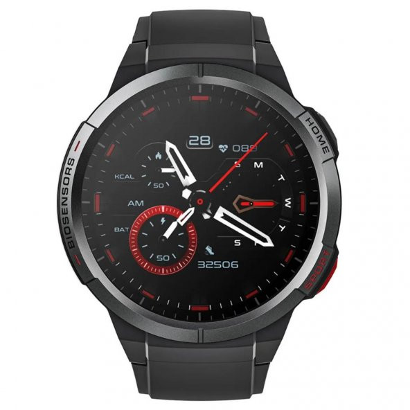 Mibro Watch GS 1.43 İnç Amoled HD Ekran GPS 5 ATM Su Geçirmez Akıllı Saat Siyah