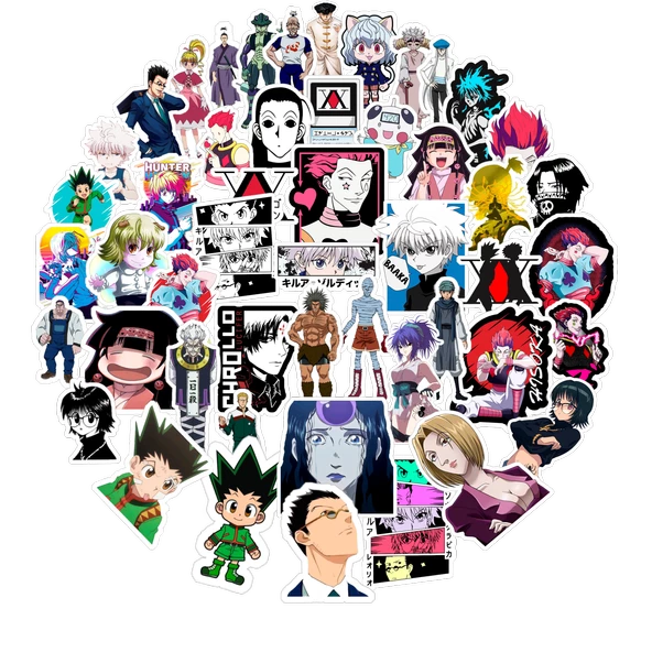 50 Adet Hunter x Hunter Sticker Set