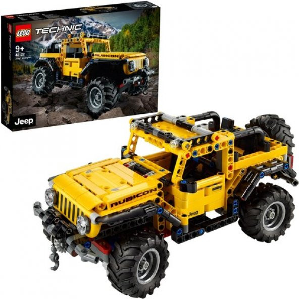 LEGO Technic® Jeep Wrangler 42122; Yüksek Performanslı Oyuncak Araçları Seven Yetişkinler ve Çocuklar için İlgi Çekici bir Model Yapım Seti (665 Parça)