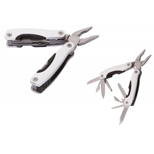 Çok Fonksiyonlu Paslanmaz Çelik Mini Pense Katlanabilir Deprem Çantası Çakı 10 Fonksiyonlu Flyon-703 - 3