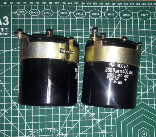 Hitachi HCG HA 3300 MFD 400 VDC Kondansatör - 2 Adet - 2