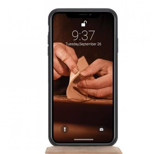 Bouletta Apple iPhone XR Uyumlu Deri Kapaklı Kılıf FLCC RST2EF - 8