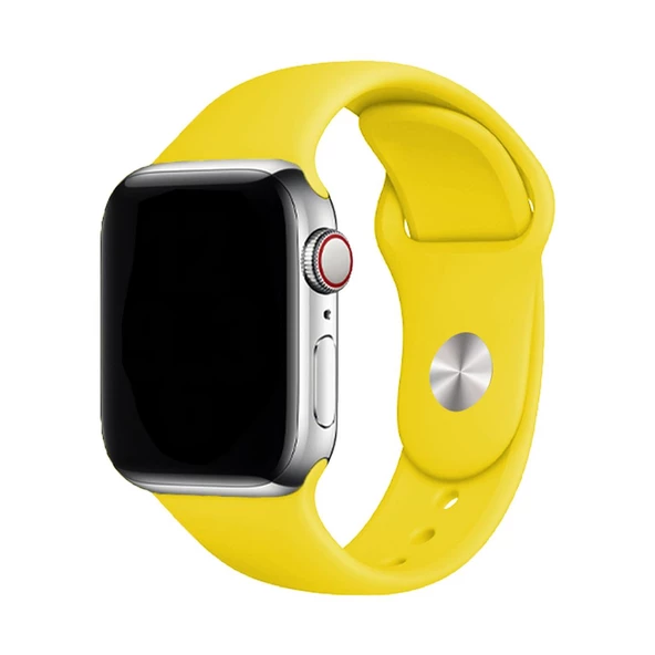 E2M CLASSIC SİLİKON APPLE WATCH KORDON 38-40-41MM SARI