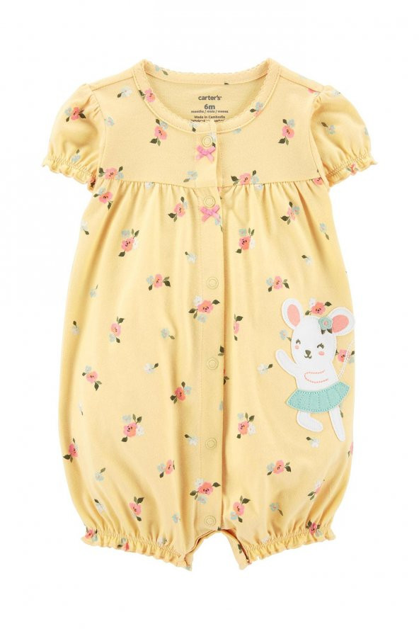 Carters Kız Bebek Tulum 1O911810 Sarı