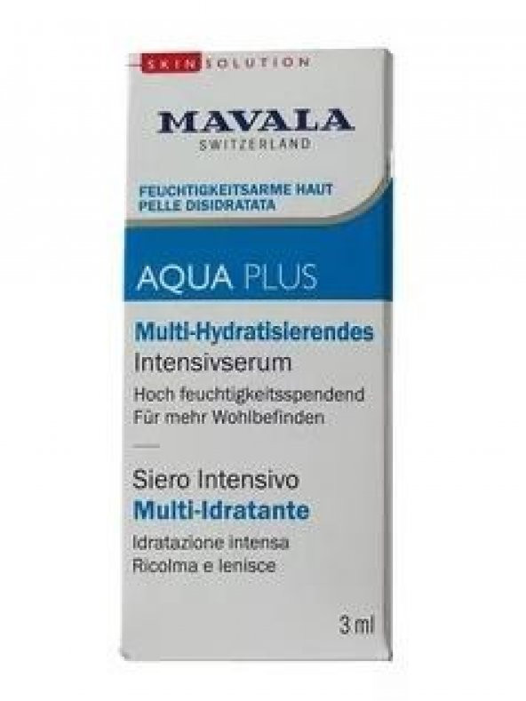 Mavala Aqua Plus Multi Nemlendirici Yoğun Serum Mini