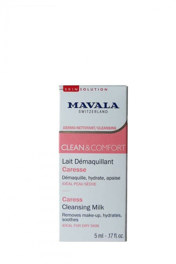 Mavala Clean Comfort Temizleme Sütü 5 Ml