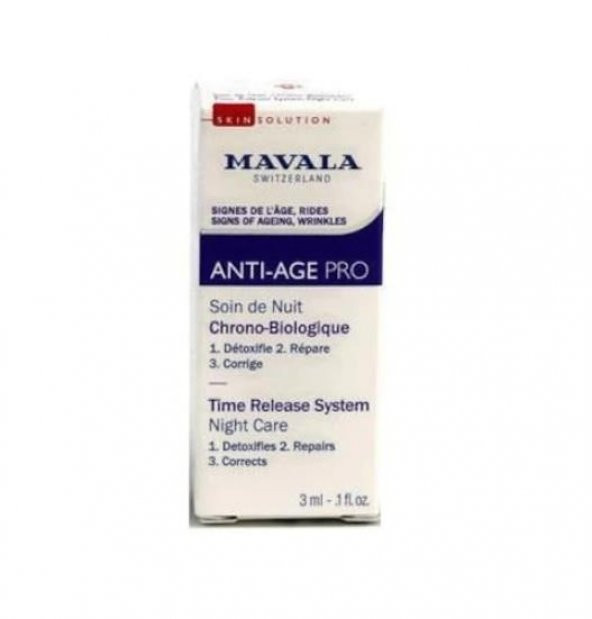 Mavala Anti-age Pro Gece Bakım Kremi 3 Ml