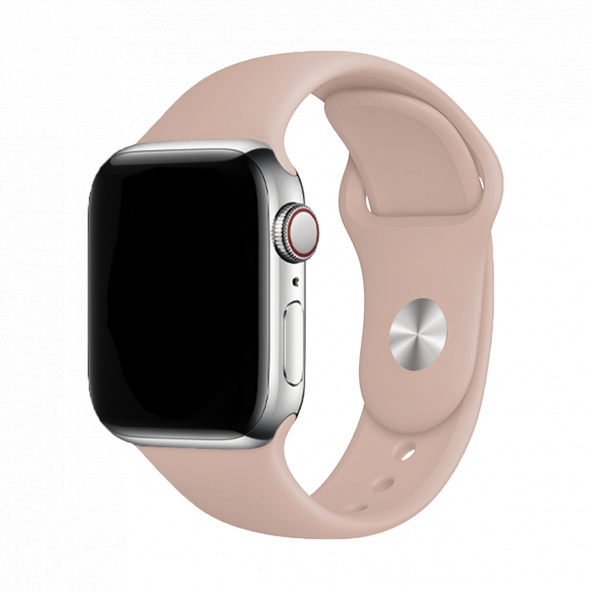 E2M CLASSIC SİLİKON APPLE WATCH KORDON 38-40-41MM PUDRA