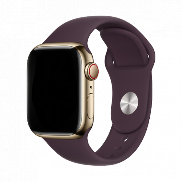 E2M CLASSIC SİLİKON APPLE WATCH KORDON 38-40-41MM BORDO