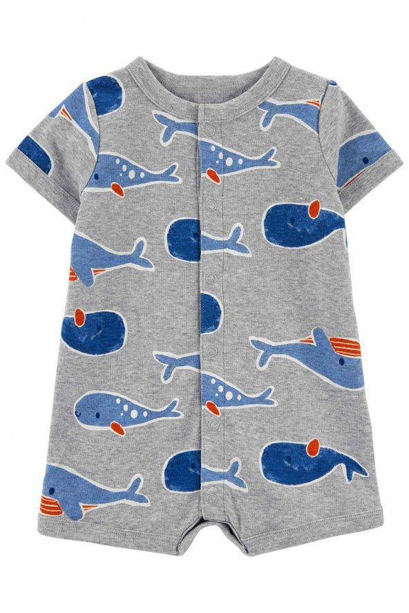 Carters Erkek Bebek Tulum 1O927410 Gri