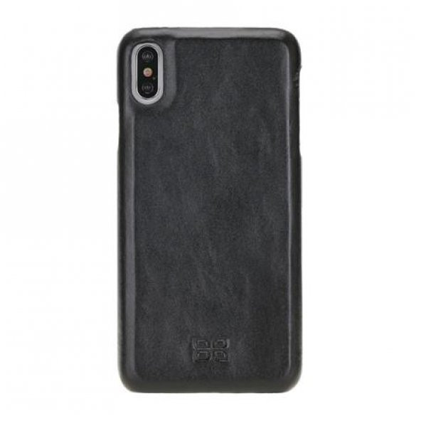 Bouletta Apple iPhone XS Max Uyumlu Deri Arka Kapak UJDE RST1LE41 - 4