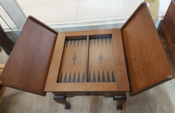 Biev 66x66 Kapaklı Tavla Sehpası - 4