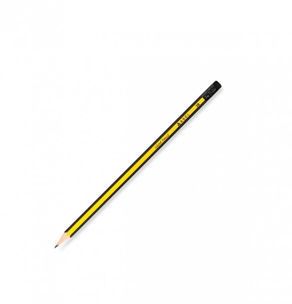 Adel School Pencil Silgili Kurşun Kalem 2B - 1 Adet