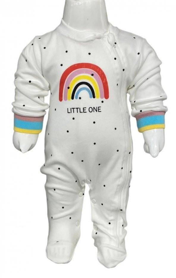 Aziz Bebe Bebek Tulum 6851 Ekru