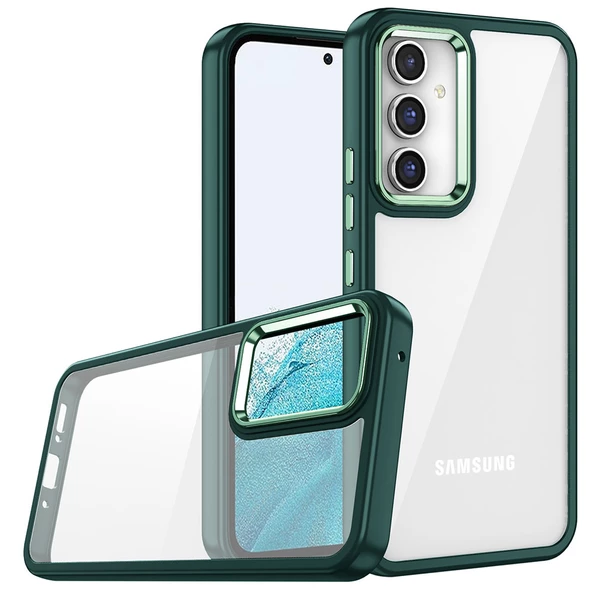 Galaxy A24 Kılıf Kamera Korumalı Mat Renkli Silikon - Resim 9