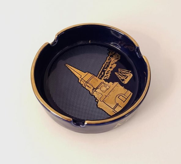 Küllük Kül Tablası Seramik Kemer Temalı Kemer Yazılı Ev Ofis Dekor - Resim 2