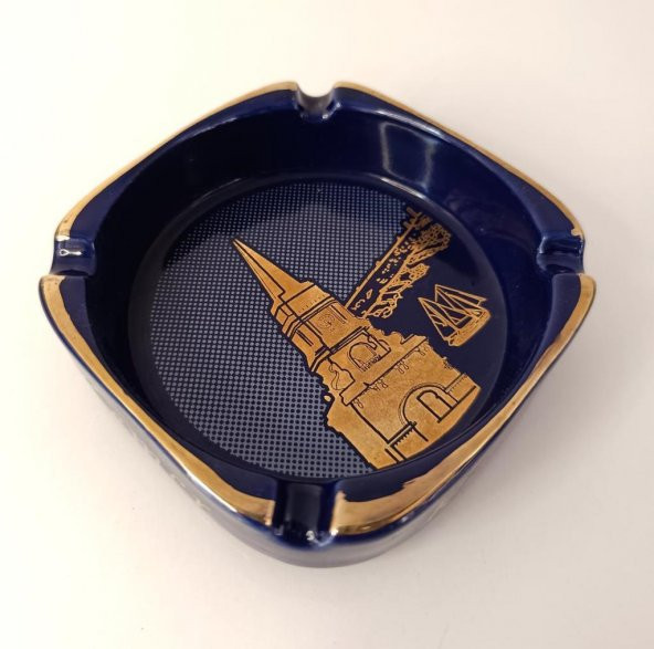 Küllük Kül Tablası Seramik Kemer Temalı Kemer Yazılı Ev Ofis Dekor - 2