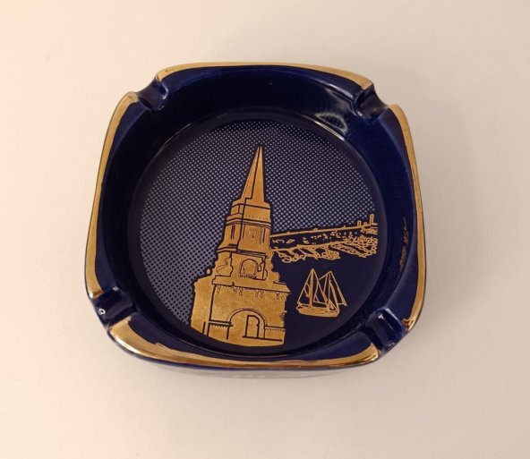 Küllük Kül Tablası Seramik Kemer Temalı Kemer Yazılı Ev Ofis Dekor - 4