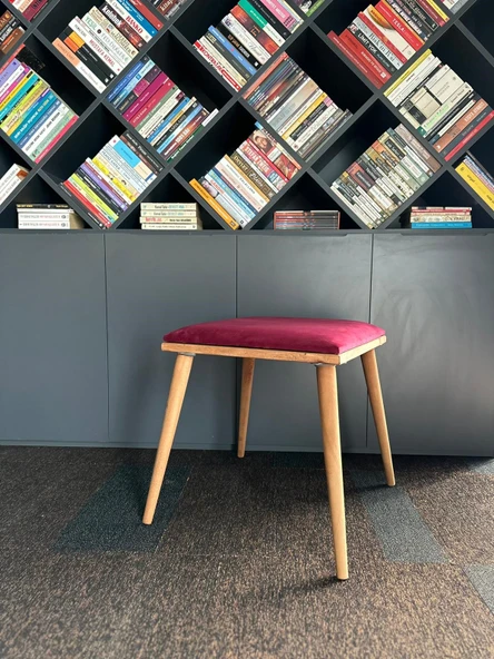 DTM HOME Kare Fuşya  Bench Puf - 4