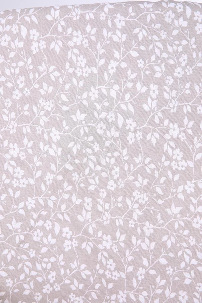 Babyhola Müslin Örtü 80x80cm Yaprak Desen Organik Hediyelik Emzirme Alt Açma Yenidoğan Puset Örtüsü - 12