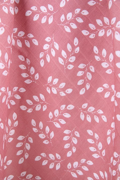 Babyhola Müslin Örtü 80x80cm Yaprak Desen Organik Hediyelik Emzirme Alt Açma Yenidoğan Puset Örtüsü - 7