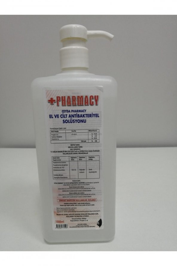 Pharmacy El Temizleme Sıvısı Dezenfekten-1000ml