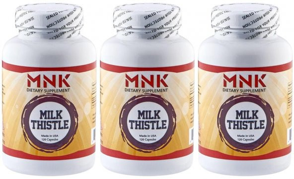 Mnk Deve Dikeni 350 Mg Milk Thistle 3x120 Kapsül