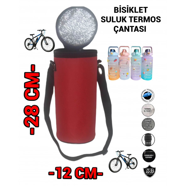 BİSİKLET MOTOSİKLET SULUK TERMOS ÇANTA - 2