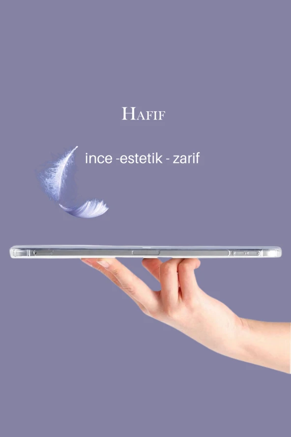 Kalem Bölmeli MatePad SE 10.4 inç Uyumlu Uyku Modlu Tam Korumalı Kılıf - Resim 10