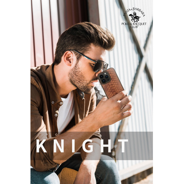 iPhone 14 Pro Deri Kılıf.Santa Barbara Polo Knight Deri Kılıf.iphone 14 pro koruma Kılıfı. - 3