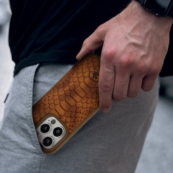 iPhone 14 Pro Deri Kılıf.Santa Barbara Polo Knight Deri Kılıf.iphone 14 pro koruma Kılıfı. - 5