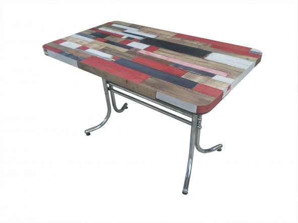 Masa 17923 LAMİNANT Model Isıdan az etkilenme Metal Ayak bağlantı Kolay temizlik - 3