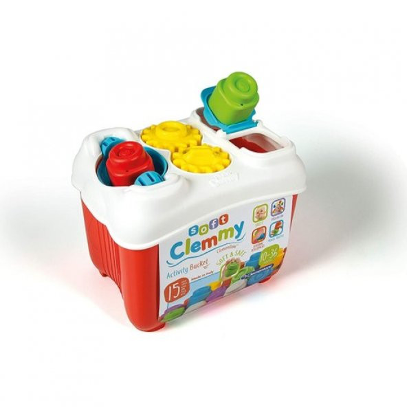 Baby Clementoni Soft Clemmy Yumuşak Blok Bultak Kovası