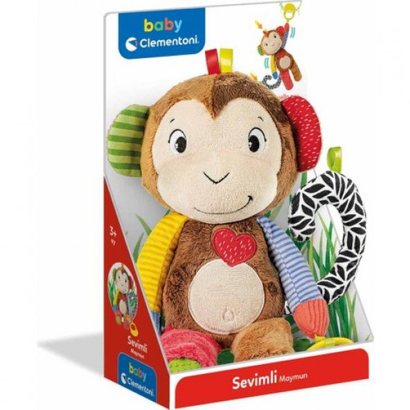 Baby Clementoni Puset Oyuncağı Sevimli Maymun