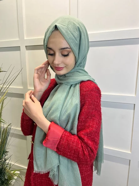 Arwella %100 Pamuk Dubai Şal 00606  ÇAĞLA - Resim 2