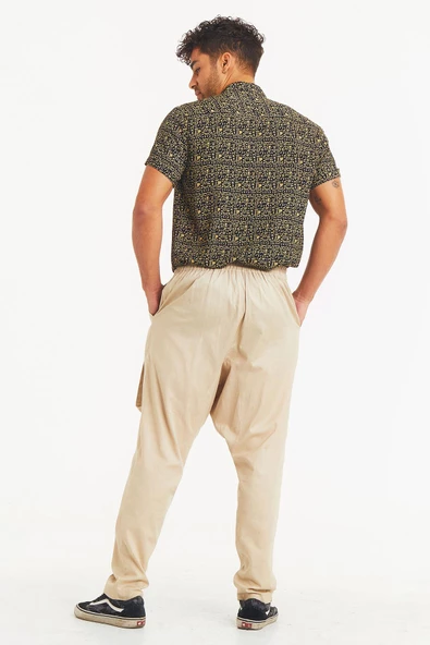 Düz Paça Erkek Şalvar Pantolon - 5