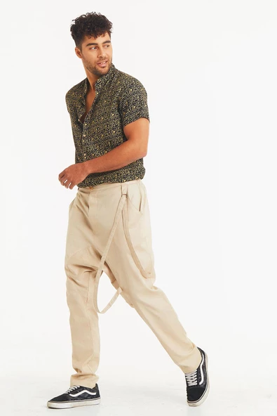 Düz Paça Erkek Şalvar Pantolon - 3