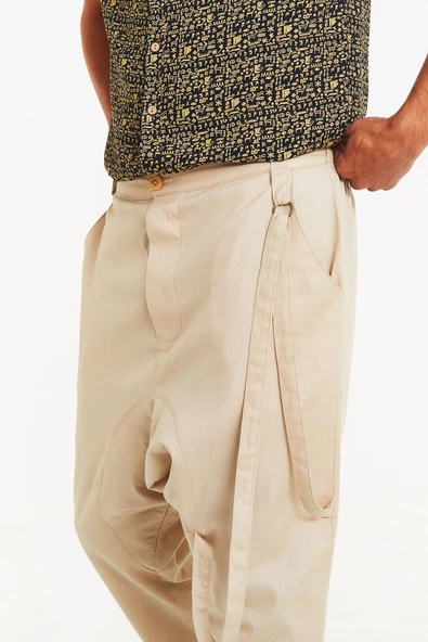 Düz Paça Erkek Şalvar Pantolon - 4