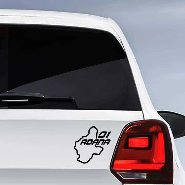 Adana İli 01 Plaka Kodu Memleket, Yarış Pisti Sticker - Oto Araba Etiket, Aksesuar, Tuning