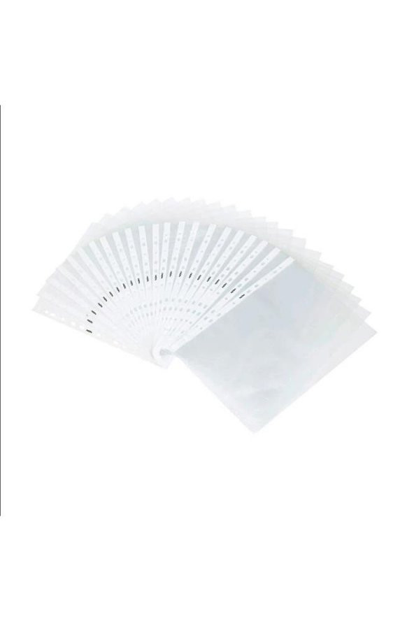Poşet Dosya 100 Lü 1 Paket Şeffaf Dosya 100 Adetli Föy Dosya 1 Paket Eco Poşet Dosya - 3