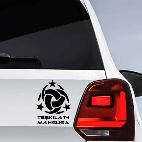 Teşkilat-ı Mahsusa Sticker, Araba, Etiket, Aksesuar, Tuning, Modifiye, Arma