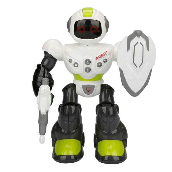 Müzikli Işıklı Savaşcı Yürüyen Robot 29 Cm 1 Adet Fiyatıdır - 2