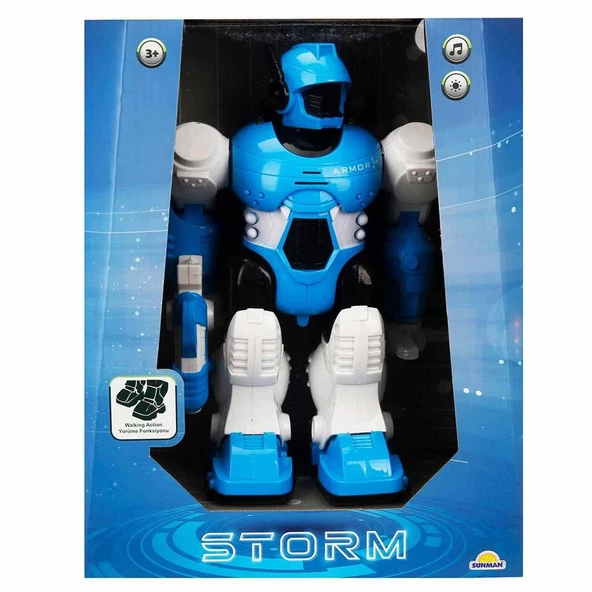 Storm Brave Sesli ve Işıklı Yürüyen Robot 25 cm - 2